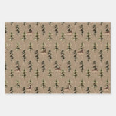 Rustikales Kräftemehl in einem Wald Geschenkpapier Set (Vorderseite)