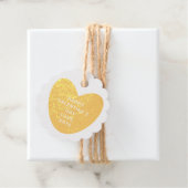 Rustikales Kraftgold Geschenkanhänger (Mit Box)