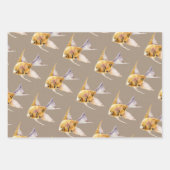 Rustikales Kraftpapier Aquarium 3 Geschenkpapier Set (Vorderseite 2)