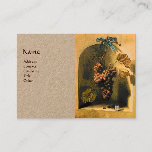 Rustikales Kraftpapier der Saison Visitenkarte (Vorderseite)