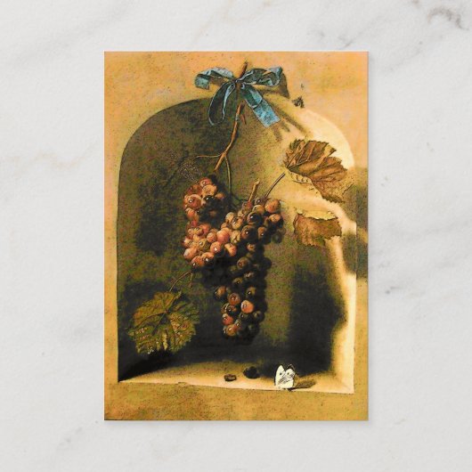 Rustikales Kraftpapier der Saison Visitenkarte (Rückseite)