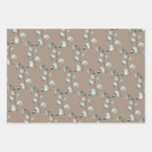 Rustikales Kraftpapier verblasst Grüne Eukalyptus- Geschenkpapier Set (Vorderseite 2)