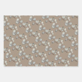 Rustikales Kraftpapier verblasst Grüne Eukalyptus- Geschenkpapier Set (Vorderseite)