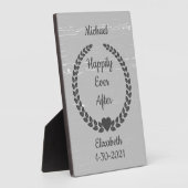 Rustikales Krautholz Graue je nach Kundenwunsch Fotoplatte (Seite)