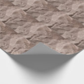 Rustikales Krummpapier: Vintage Textur Geschenkpapier (Ecke)