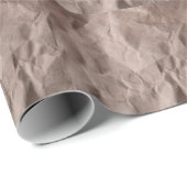 Rustikales Krummpapier: Vintage Textur Geschenkpapier (Rolleneckpunkt)