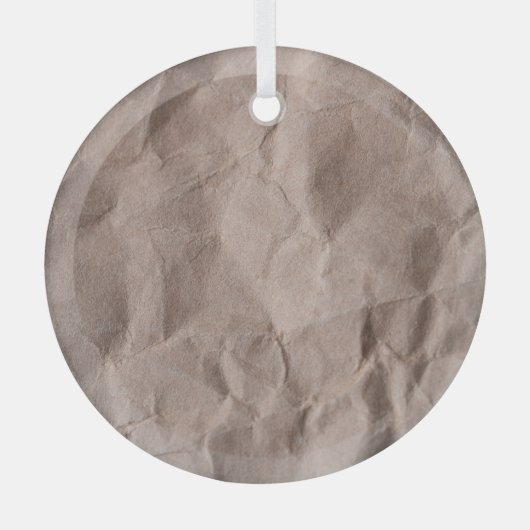 Rustikales Krummpapier: Vintage Textur Ornament Aus Glas (Vorderseite)