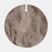 Rustikales Krummpapier: Vintage Textur Ornament Aus Glas (Rückseite)