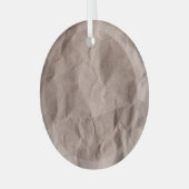 Rustikales Krummpapier: Vintage Textur Ornament Aus Glas (Vorderseite links)