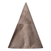 Rustikales Krummpapier: Vintage Textur Partyhütchen (Links)