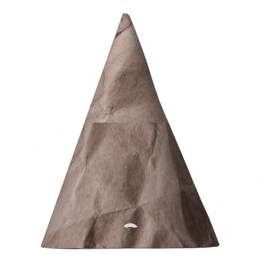 Rustikales Krummpapier: Vintage Textur Partyhütchen (Rechts)