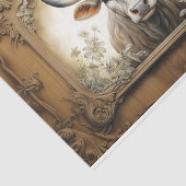 Rustikales Kuh Bull Decoupage Tissue Paper Seidenpapier (Ausschnitt)