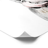 Rustikales Kuh Minimalistisch Modernes Landhaus Poster (Ecke)