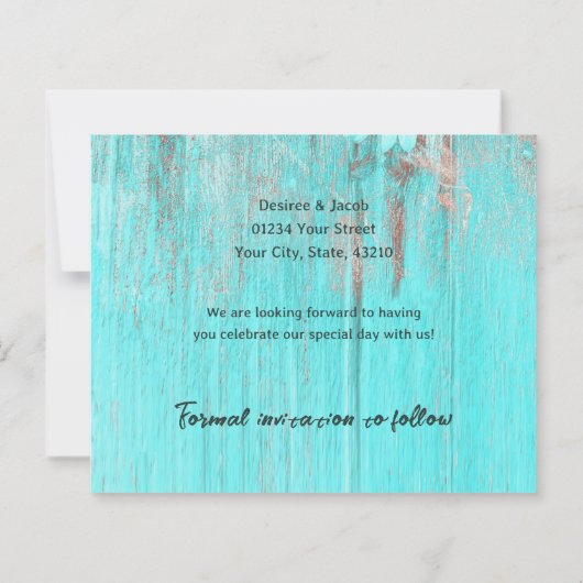 Rustikales Kuh Skull Boho Aquamarin Sonnenblumen H (Rückseite)