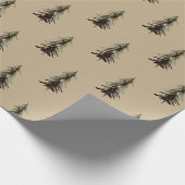 Rustikales Kunsthandwerksgeschenk Geschenkpapier (Ecke)