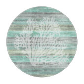 Rustikales Küstendekor Schneidebrett (Vorderseite)