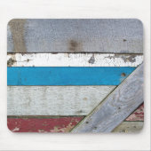 Rustikales, lackiertes Holzmuster Mousepad (Vorne)