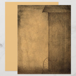 Rustikales Land Barn Brown Sepia Vintage Textur