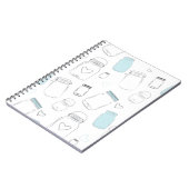 Rustikales Land Barn Mason Jars Notizblock (Linke Seite)