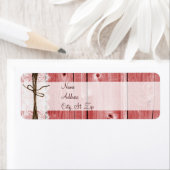 Rustikales Land Barn Wood Spitzen Twine Address La (Insitu)