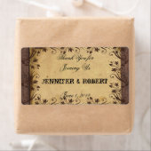 Rustikales Land Barnholz Wasser Flasche Etikett (Insitu)