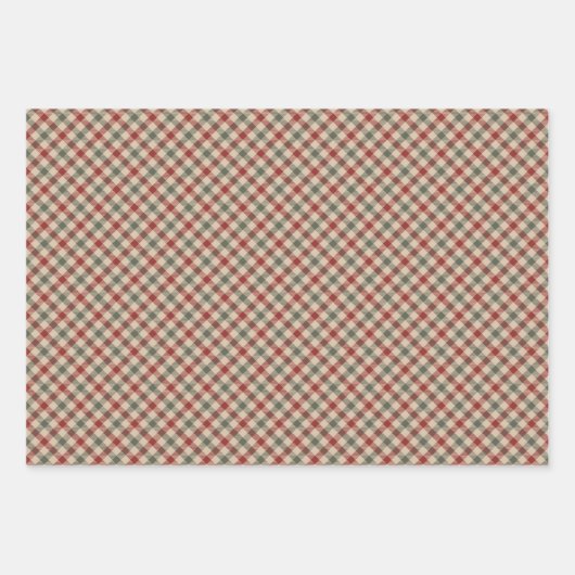 Rustikales Land Boho Weihnachtswrapping Papier (Vorderseite 3)