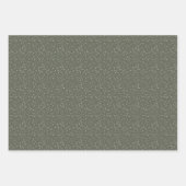 Rustikales Land Boho Weihnachtswrapping Papier (Vorderseite 2)