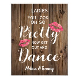 Rustikales Land Brauerei Hochzeit Badezimmer Zeich Fotodruck