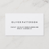 Rustikales Land-Braunes Packpapier Paisley Visitenkarte (Rückseite)