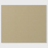 Rustikales Land Burlap Brown Geschenkpapier (Flach)