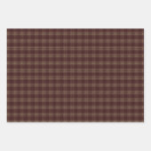Rustikales Land Burlap und Homespun Wrapping Paper Geschenkpapier Set (Vorderseite)