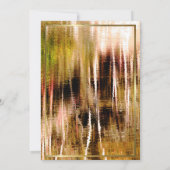 Rustikales Land Elegante Hochzeit Einladung (Rückseite)