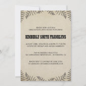 Rustikales Land | Foto Graduation Party Einladung (Rückseite)