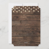 Rustikales Land frohe Weihnachten Foto (Rückseite)