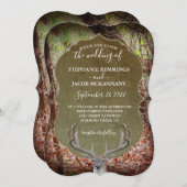 Rustikales Land für Hirschjäger - Einladung zur Ho (Vorne/Hinten)