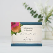 Rustikales Land gestrichen Holz Daisis Save the Da Save The Date (Stehend Vorderseite)