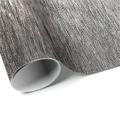 Rustikales Land Grau Beige Textur Holzkörner Geschenkpapier (Rolleneckpunkt)