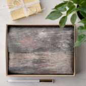 Rustikales Land Grau Beige Textur Holzkörner Seidenpapier (Geschenk)