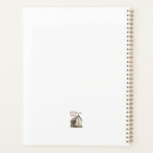 Rustikales Land Große Personalisierte Unternehmen Planer (Rückseite)