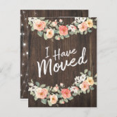 Rustikales Land habe ich Postkarte bewegt (Vorne/Hinten)