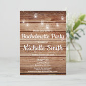 Rustikales Land-hängender Einladung (Stehend Vorderseite)