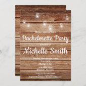 Rustikales Land-hängender Einladung (Vorne/Hinten)
