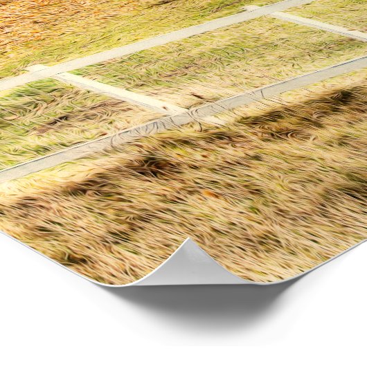 Rustikales Land Herbst Kunst Poster (Ecke)