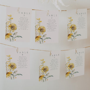 Rustikales Land Hochzeit Sonnenblumenkarten Einladung