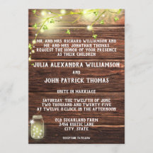 Rustikales Land Holz Mason Streichellichter Hochze