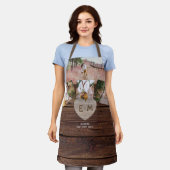 Rustikales Land Hütte Küche Mama Oma Foto Schürze (Getragen)