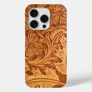 Rustikales Land im Südwesten Western Leder Case-Mate iPhone Hülle