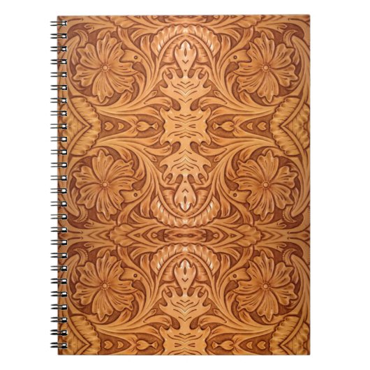 Rustikales Land im Südwesten Western Leder Notizblock (Vorderseite)