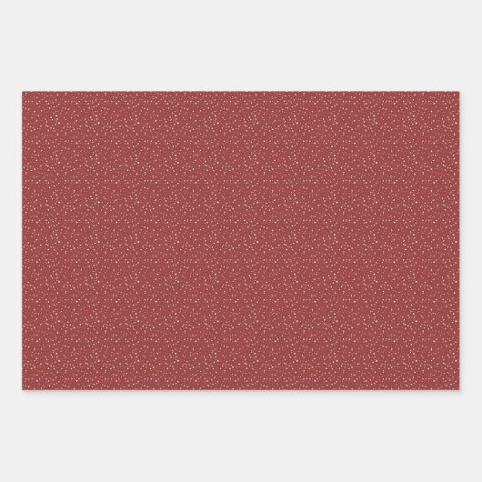 Rustikales Land Kariert Boho Weihnachten Geschenkpapier Set (Vorderseite 2)