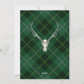 Rustikales Land Kariert Frohe Weihnachten Familie (Rückseite)